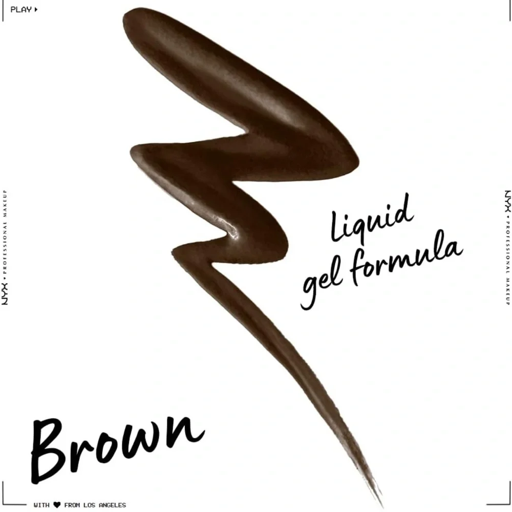 NYX PROFESSIONAL MAKEUP Epic Wear Liquid Liner, Waterproof Eyeliner Brown